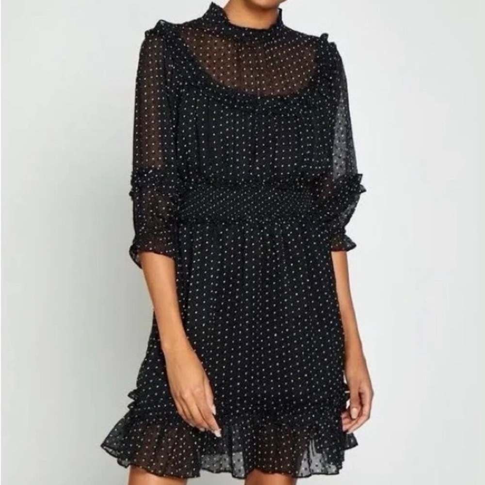 Walter Baker Polka Dot Mini Dress
